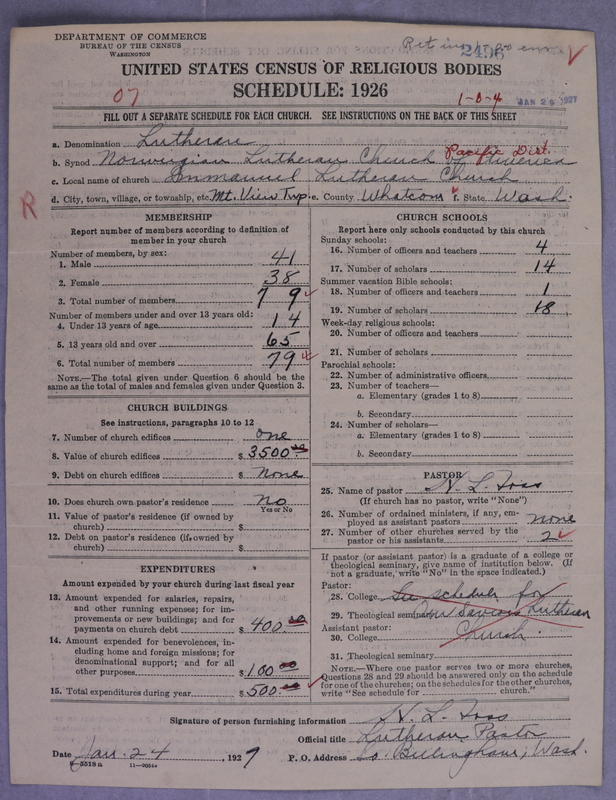 Scan of Norwegian Lutheran Church of America: 2497