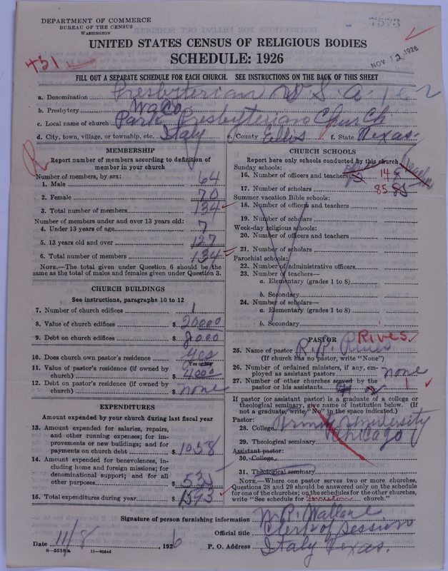 Scan of Presbyterian Church in the United States of America: 7573