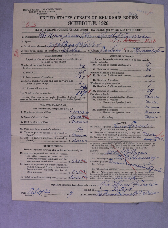 Scan of Norwegian Lutheran Church of America: 665