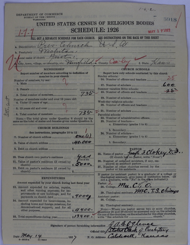 Scan of Presbyterian Church in the United States of America: 5918