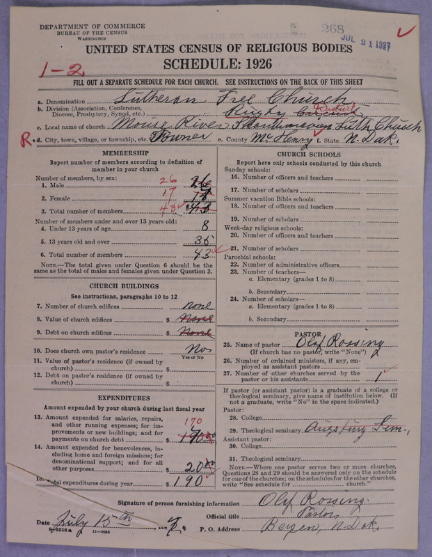 Scan of Lutheran Free Church: 268