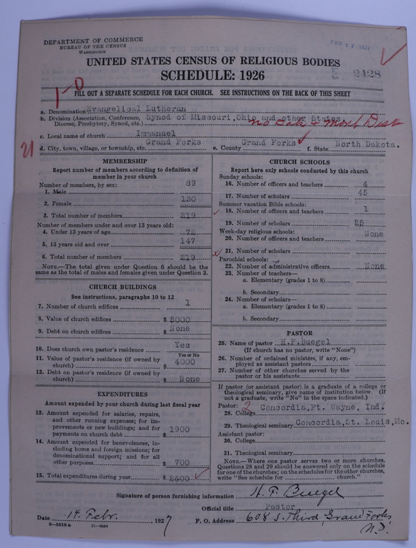 Scan of Evangelical Lutheran Synodical Conference of America: Evangelical Lutheran Synod of Missouri, Ohio, and Other States: 2428