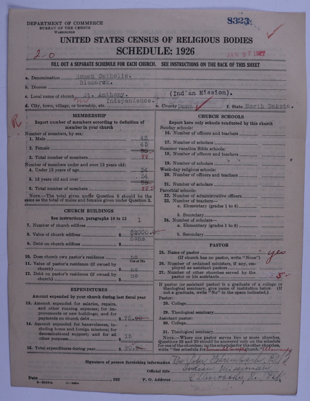 Scan of Roman Catholic Church: 8323