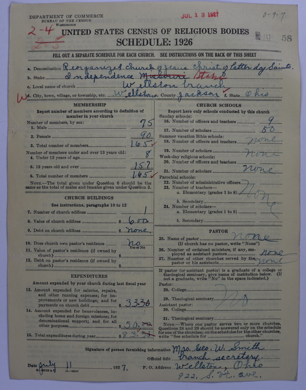 Scan of Reorganized Church of Jesus Christ of Latter Day Saints: 58
