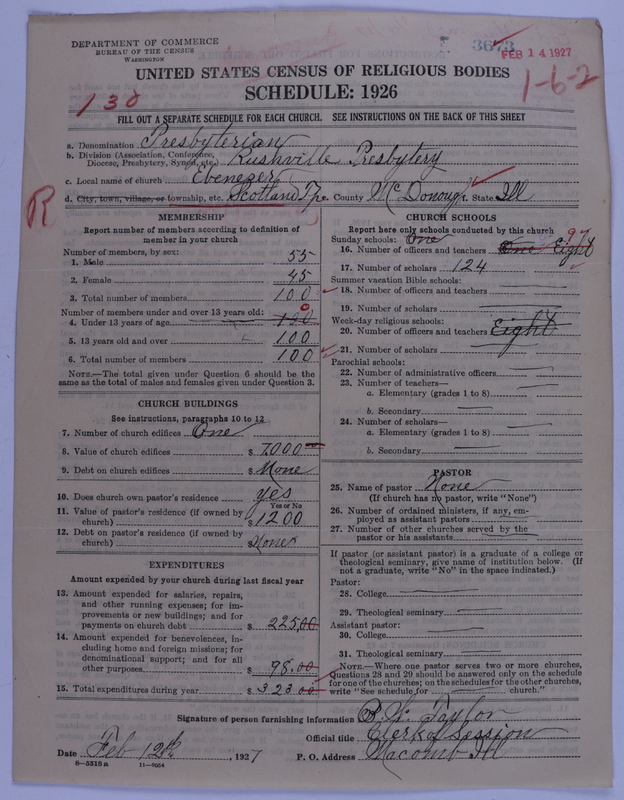Scan of Presbyterian Church in the United States of America: 3673