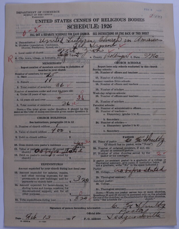 Scan of United Lutheran Church in America: 2599