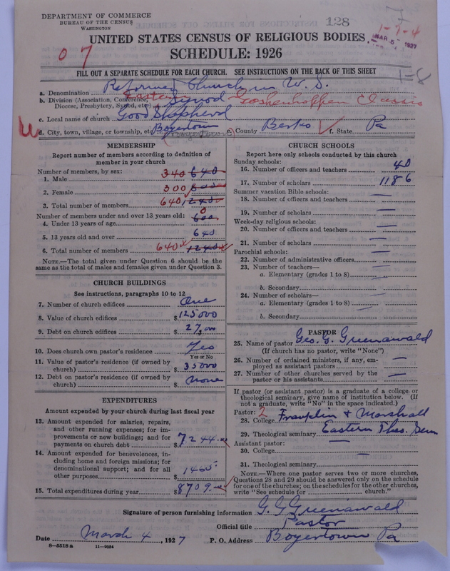 Scan of Reformed Church in the United States: 128