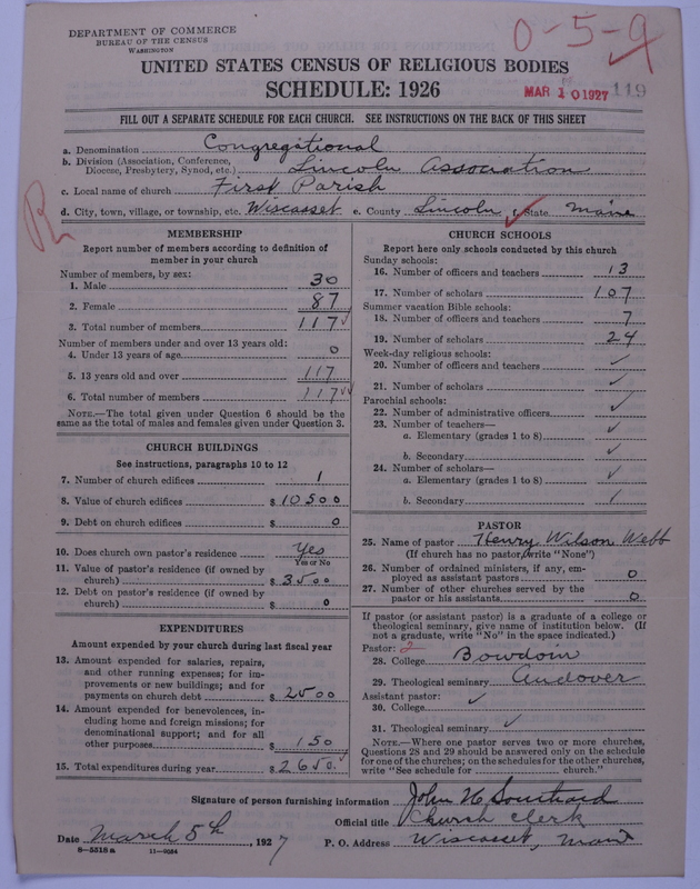 Scan of Congregational Churches: 119