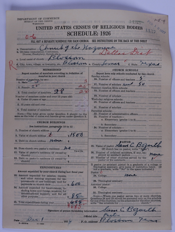 Scan of Church of the Nazarene: 1137