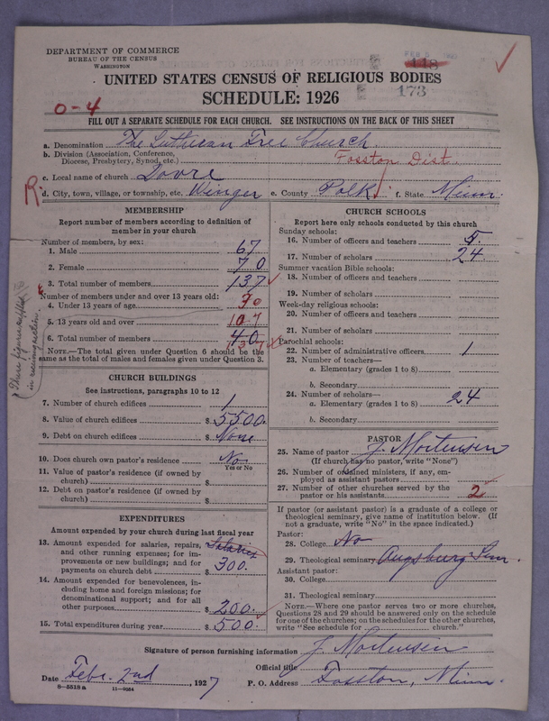 Scan of Lutheran Free Church: 173