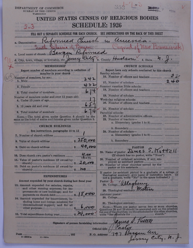 Scan of Reformed Church in America: 353