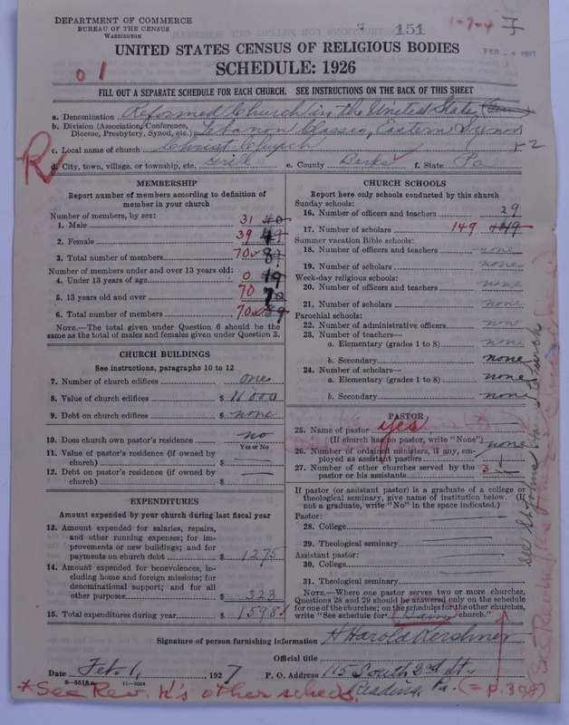 Scan of Reformed Church in the United States: 151