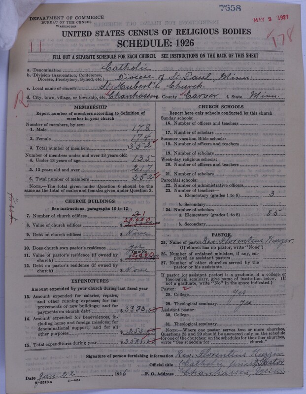 Scan of Roman Catholic Church: 7658
