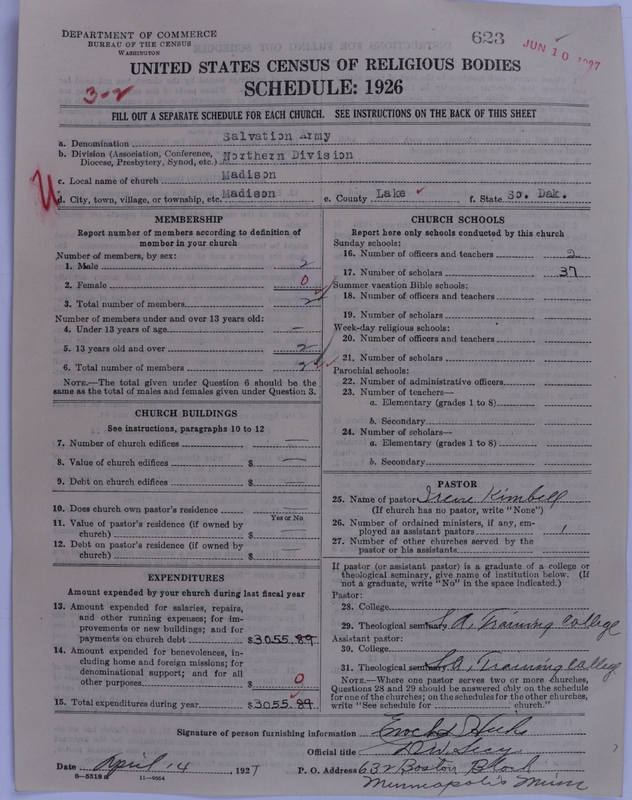 Scan of Salvation Army: 623