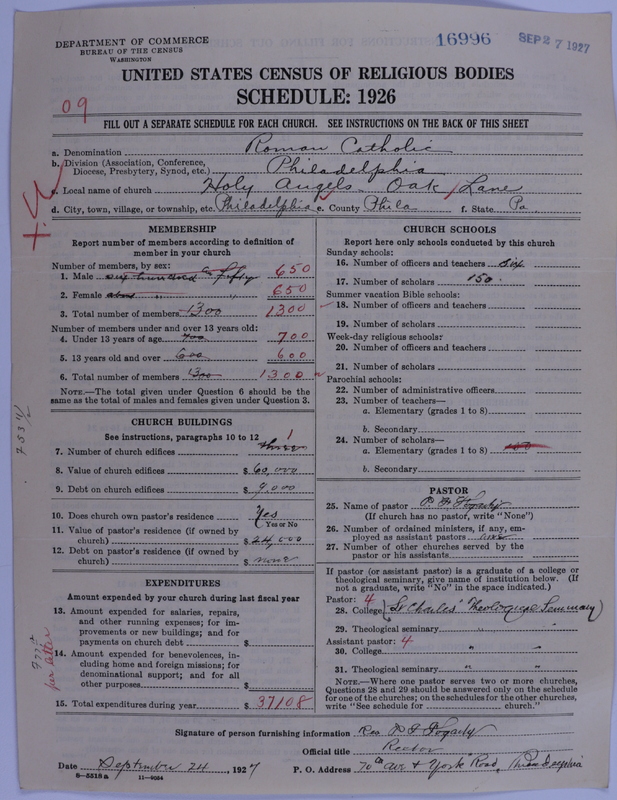 Scan of Roman Catholic Church: 16996