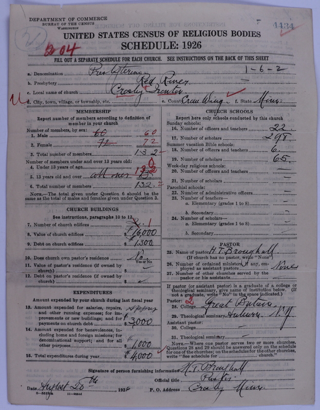 Scan of Presbyterian Church in the United States of America: 4434