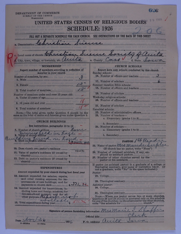 Scan of Church of Christ, Scientist: 626
