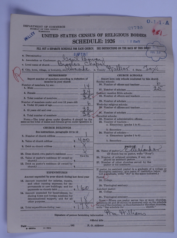 Scan of Negro Baptists: 21740