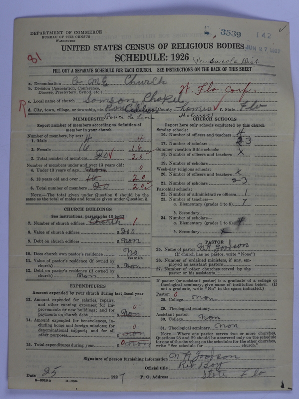 Scan of African Methodist Episcopal Church: 3539