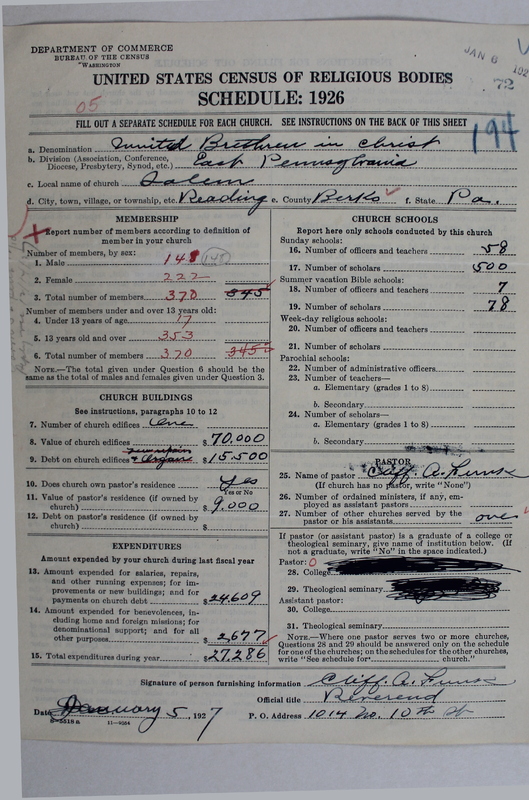 Scan of Church of the United Brethren in Christ: 72