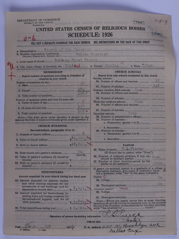 Scan of Church of the Nazarene: 1089