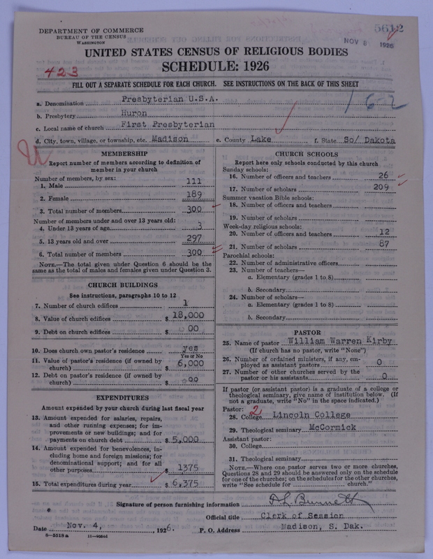 Scan of Presbyterian Church in the United States of America: 5612