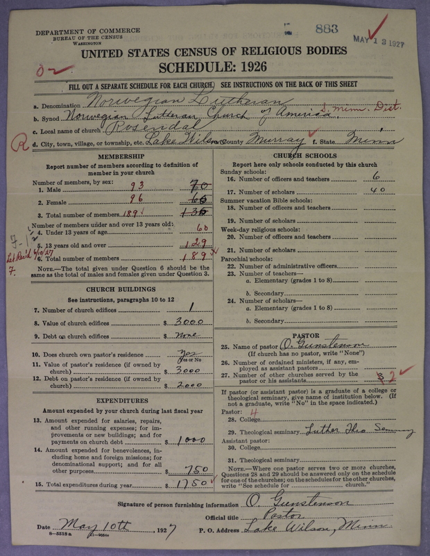 Scan of Norwegian Lutheran Church of America: 883
