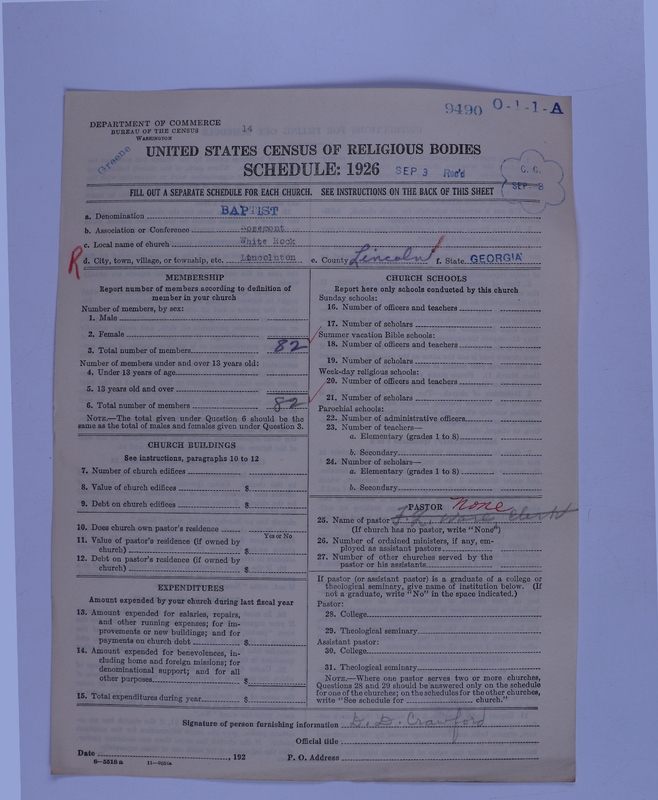 Scan of Negro Baptists: 9490