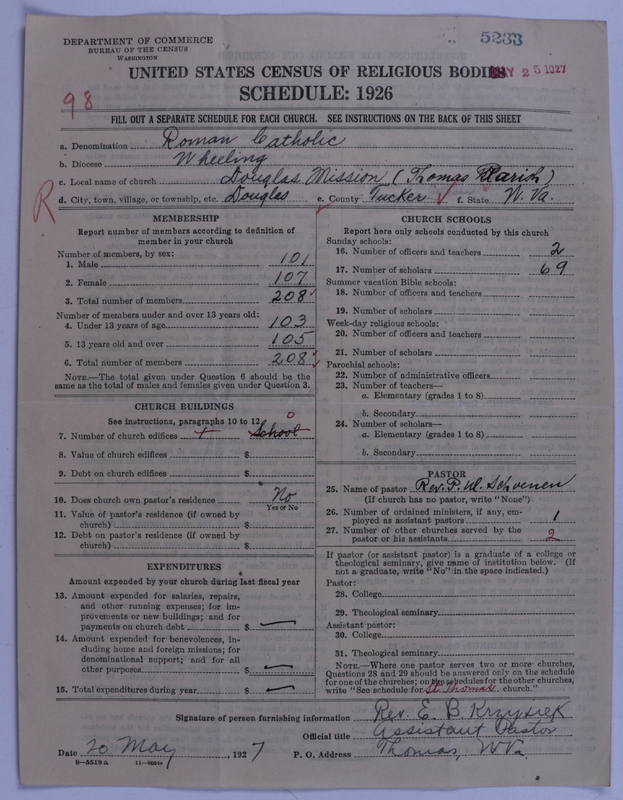Scan of Roman Catholic Church: 5233