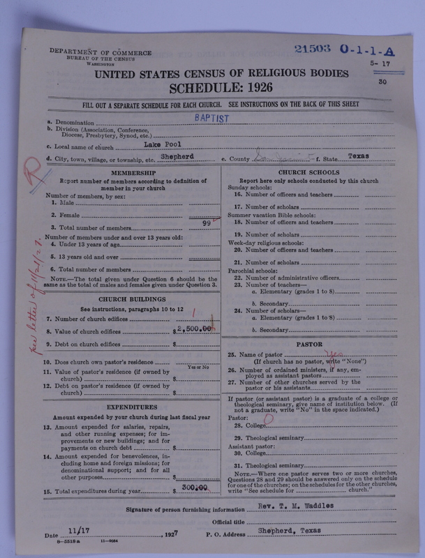 Scan of Negro Baptists: 21503