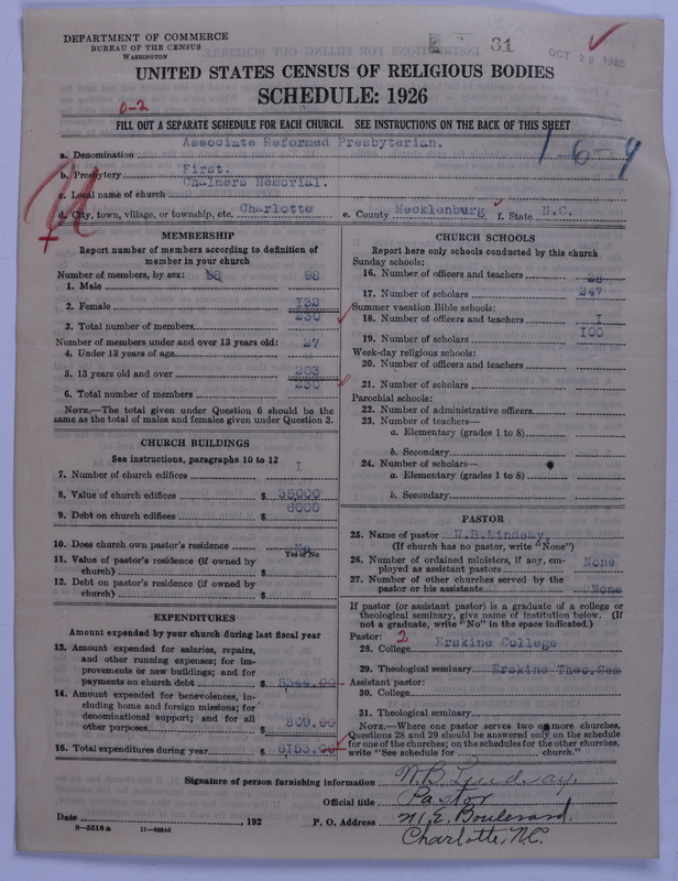 Scan of Associate Reformed Presbyterian Church: 31