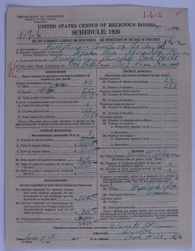 Scan of Presbyterian Church in the United States of America: 5908