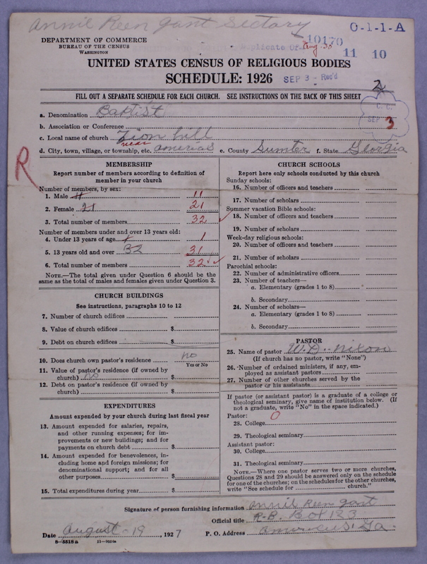 Scan of Negro Baptists: 10170