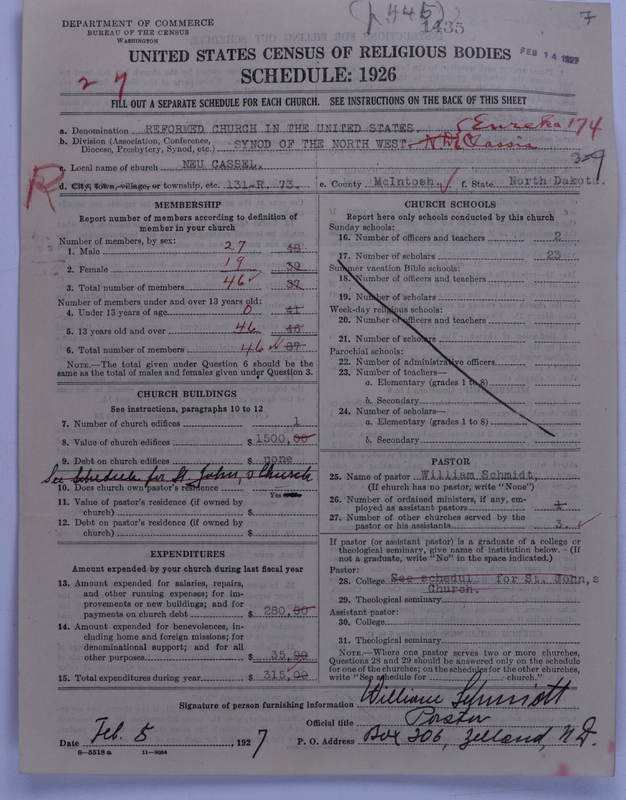 Scan of Reformed Church in the United States: 1435