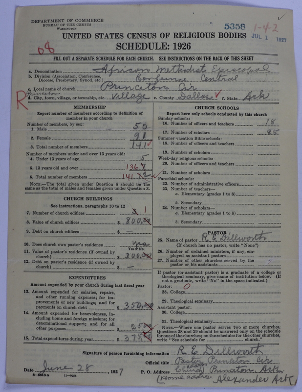 Scan of African Methodist Episcopal Church: 5358
