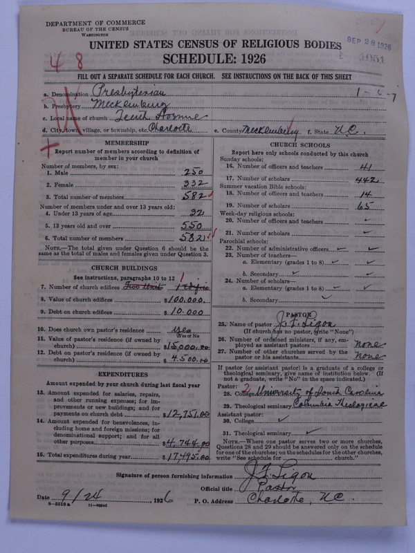 Scan of Presbyterian Church in the United States: 1051