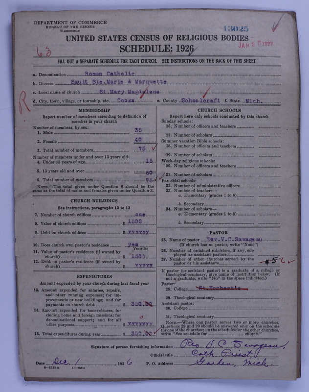 Scan of Roman Catholic Church: 13025