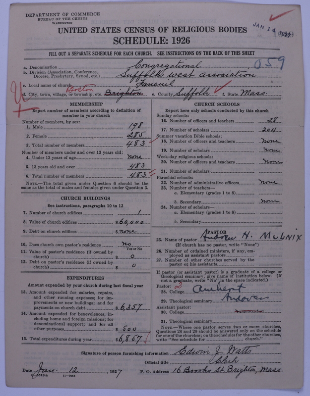 Scan of Congregational Churches: 1049