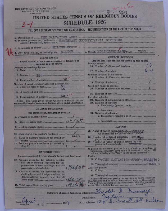 Scan of Salvation Army: 291