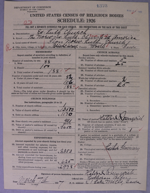 Scan of Norwegian Lutheran Church of America: 1373