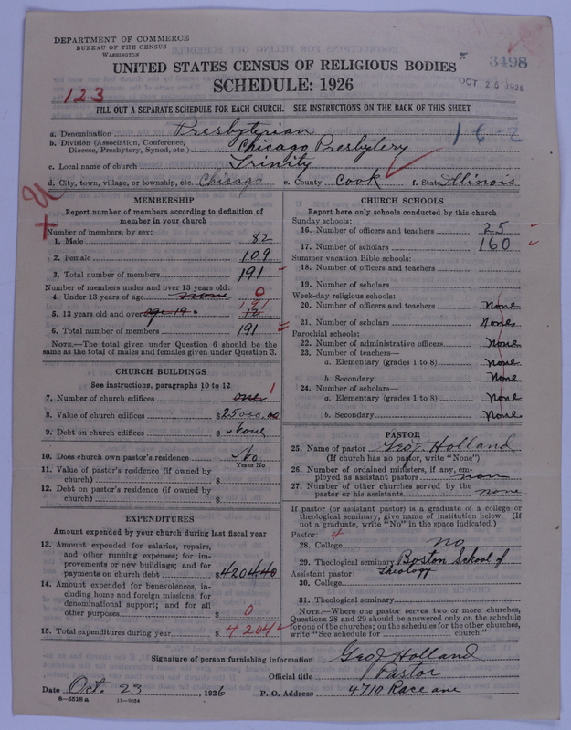 Scan of Presbyterian Church in the United States of America: 3498