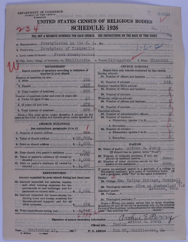 Scan of Presbyterian Church in the United States of America: 5250