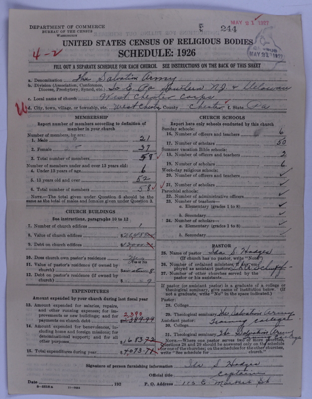 Scan of Salvation Army: 244