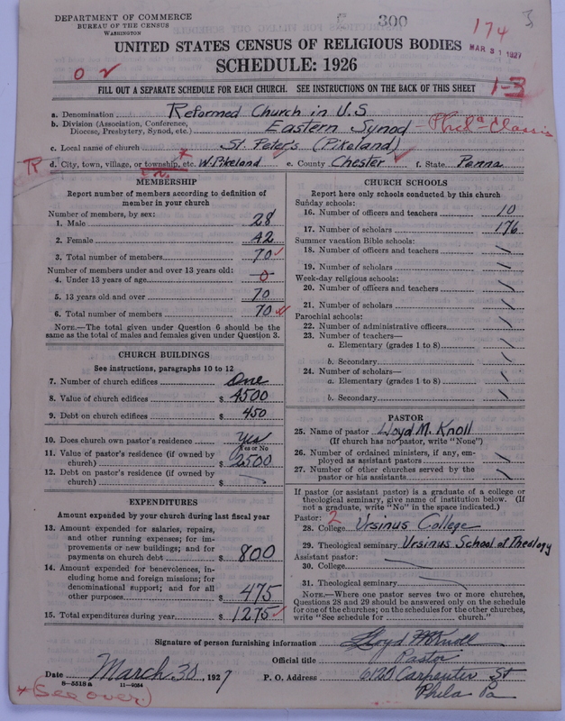 Scan of Reformed Church in the United States: 300
