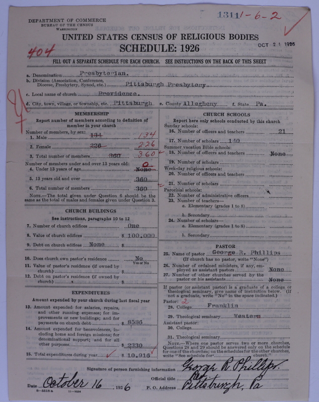 Scan of Presbyterian Church in the United States of America: 1311