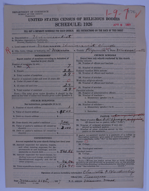 Scan of Universalist Church: 176