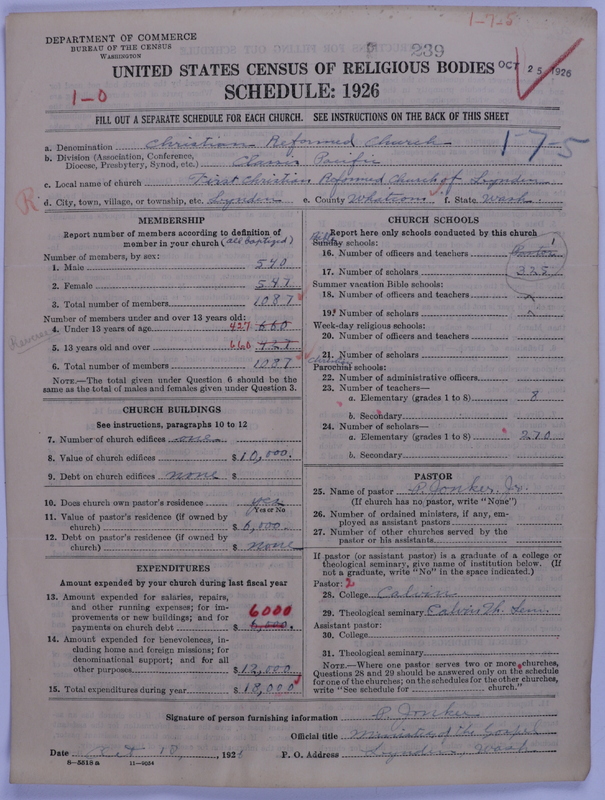 Scan of Christian Reformed Church: 239