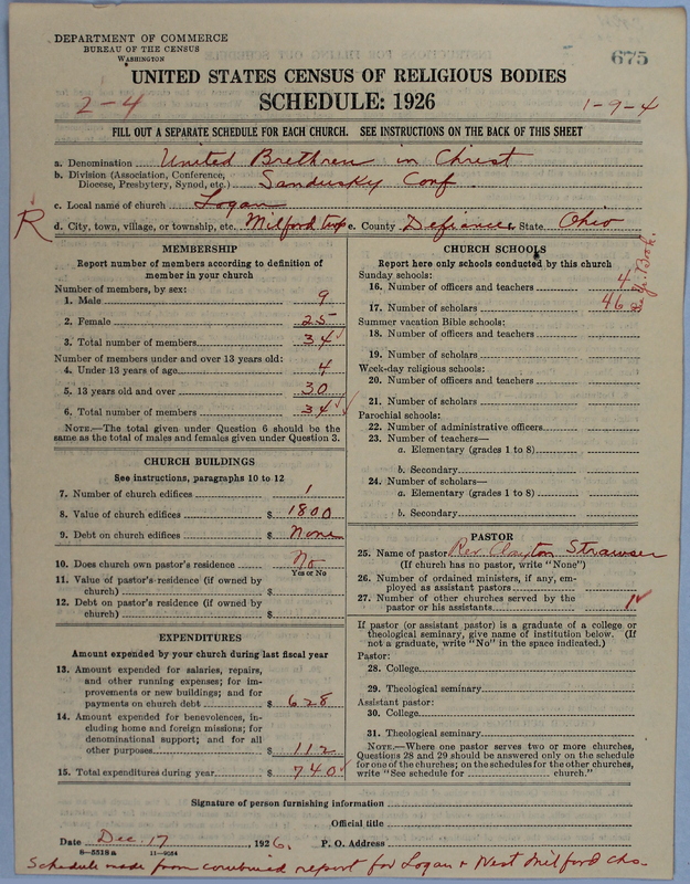 Scan of Church of the United Brethren in Christ: 675