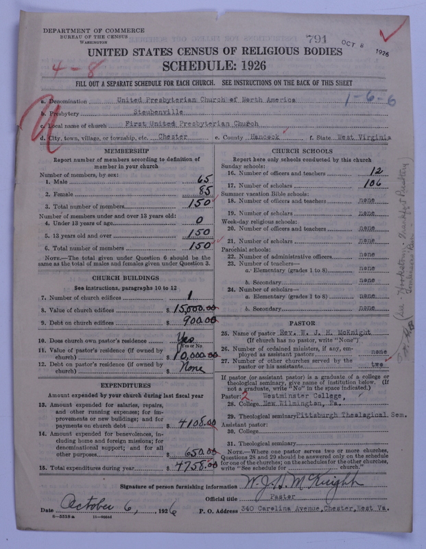 Scan of United Presbyterian Church of North America: 791