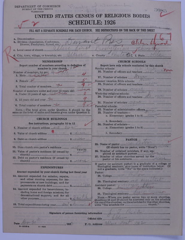 Scan of Presbyterian Church in the United States: 3085